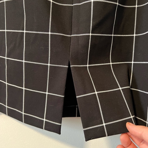 Eloquii Windowpane Plaid Pencil Skirt - Picture 4 of 5